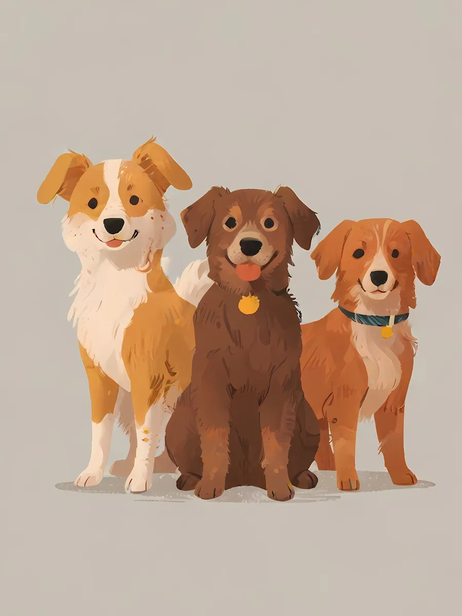 Dogs Trio 